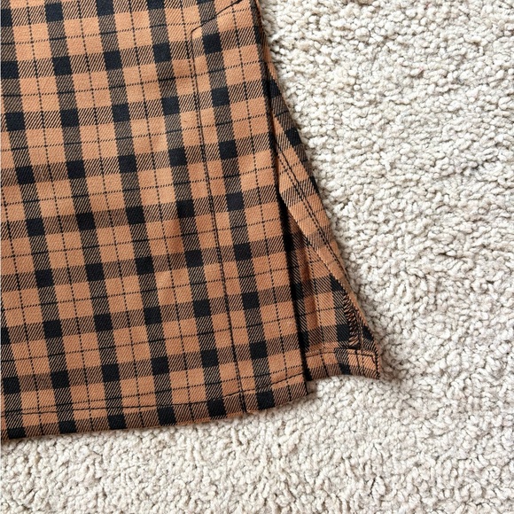 SOLD nwt h&m brown plaid houndstooth pants - Picture 10 of 13